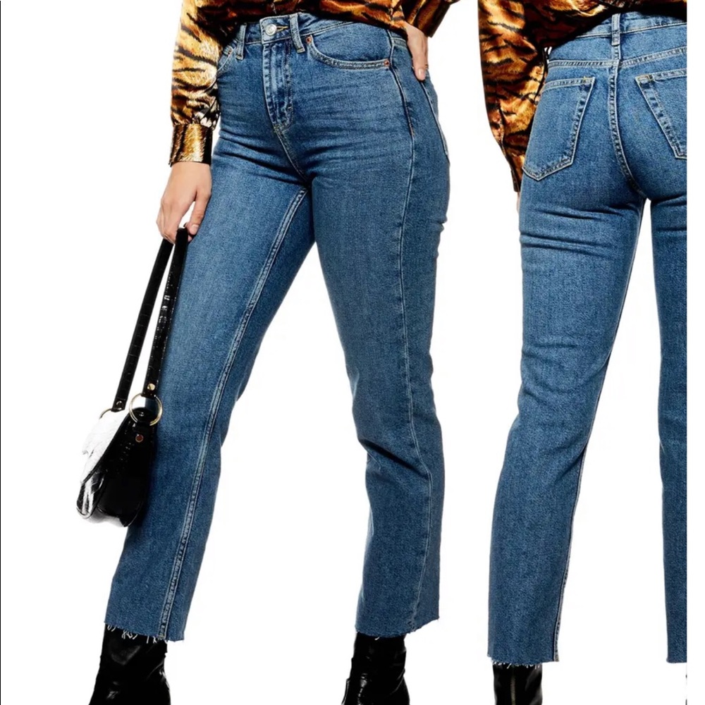 Topshop straight leg jeans